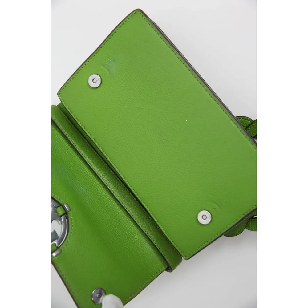 Tory Burch Wheatgrass Small Miller Flap Shoulder Bag in Green